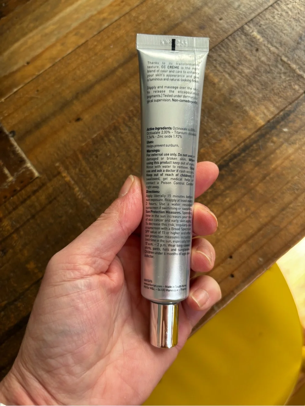 Erborian CC Crème Medium 45ml SPF 25 Color Correcting Cream Used 2x